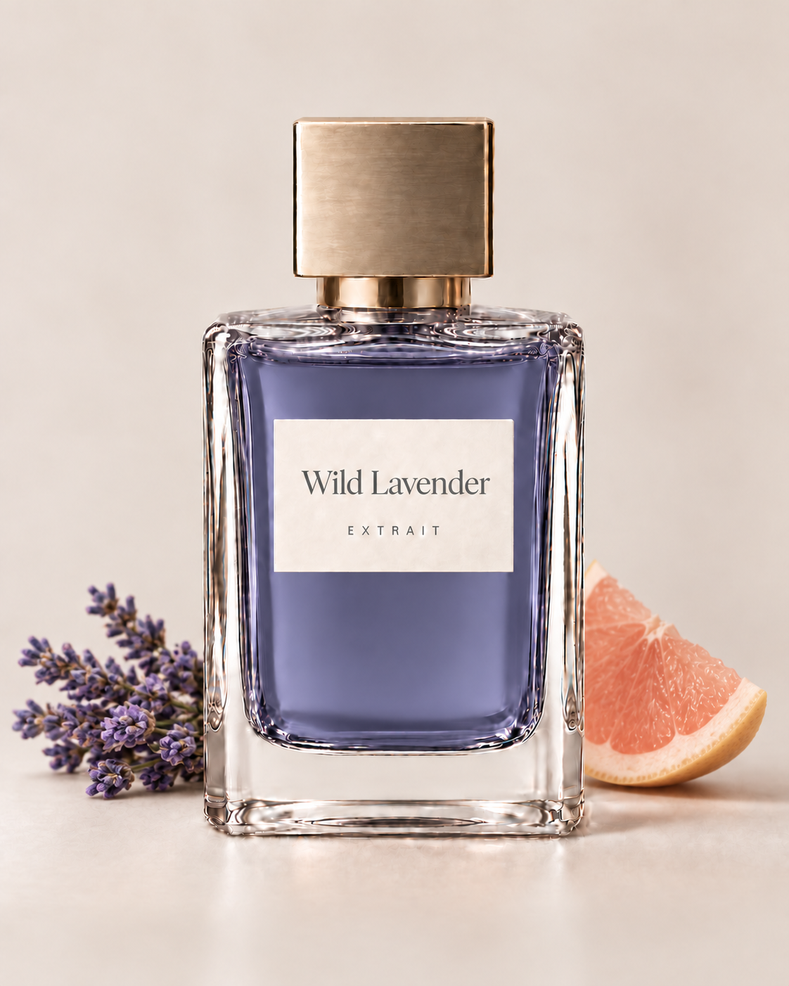Wild Lavender extrait perfume bottle
