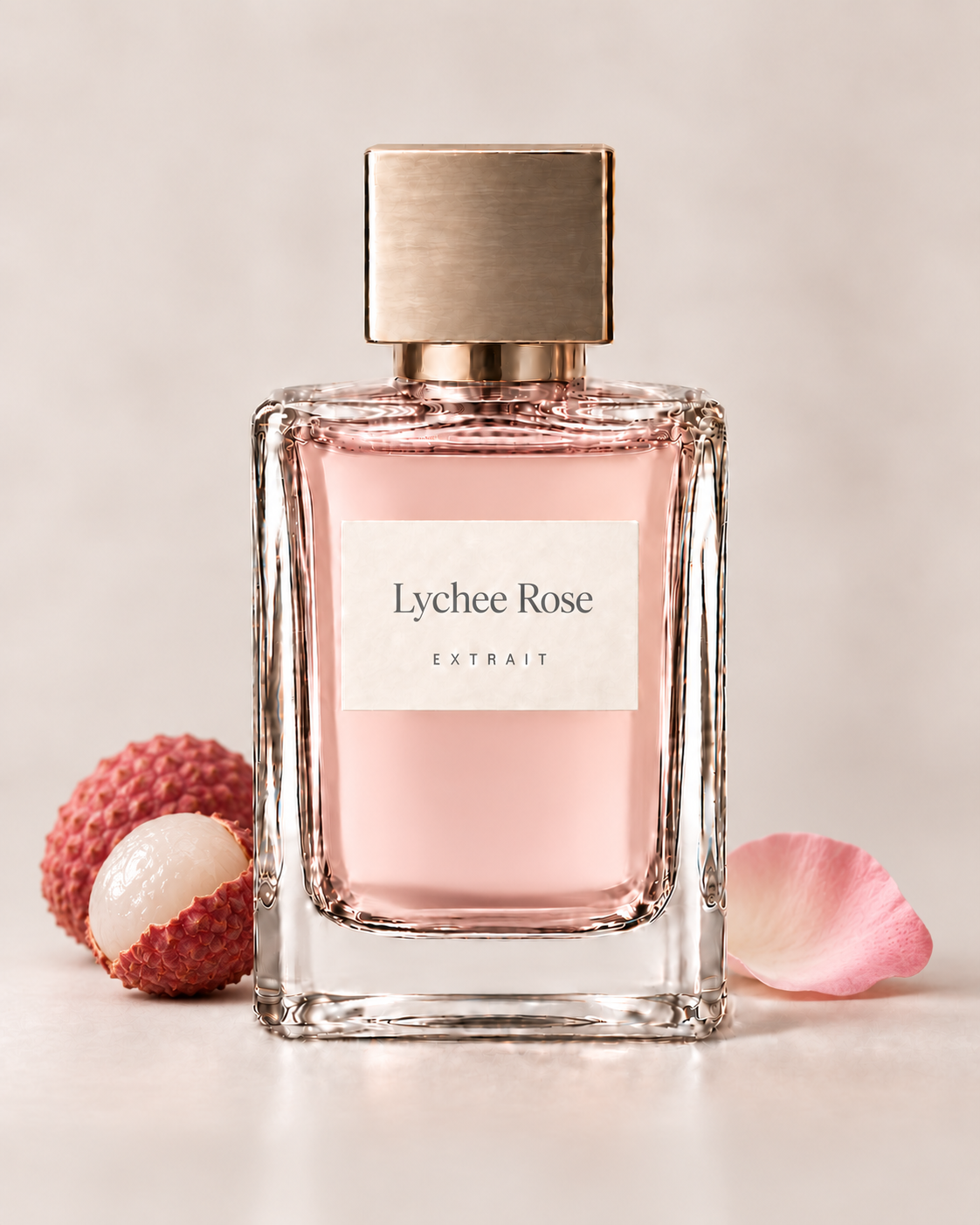 Lychee Rose extrait perfume bottle